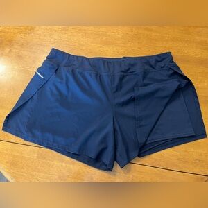 Avia Navy Athletic Skort with Logo Print